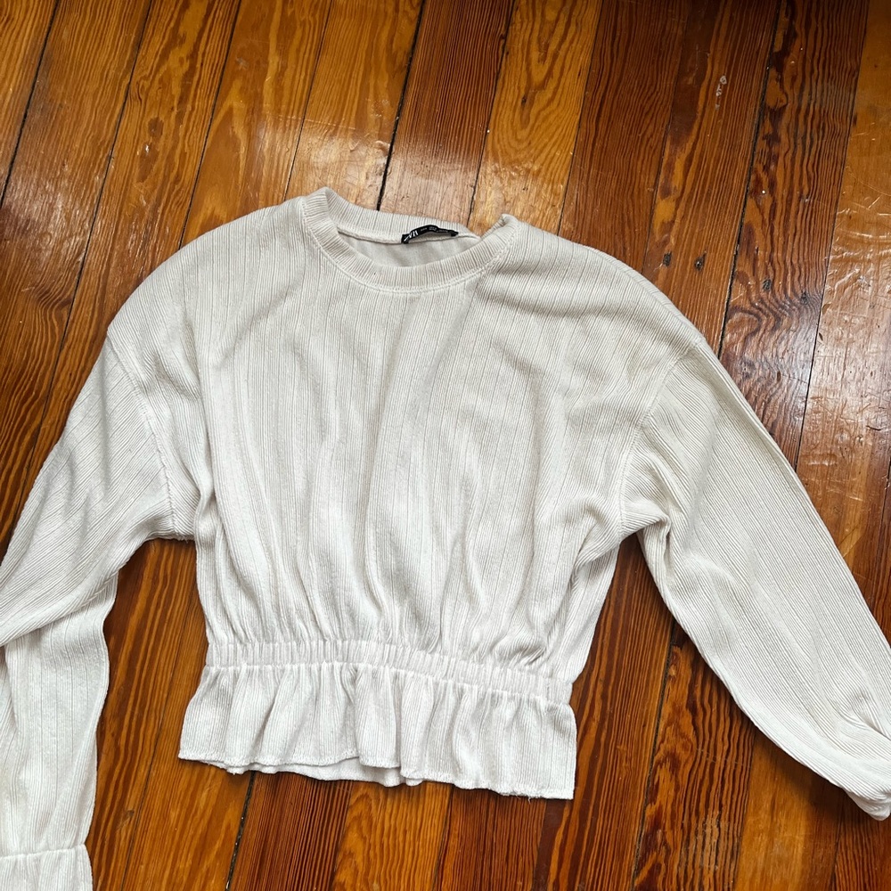 Zara cream top